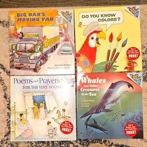 Vintage Children's Book Set - Colorful Stories Collection